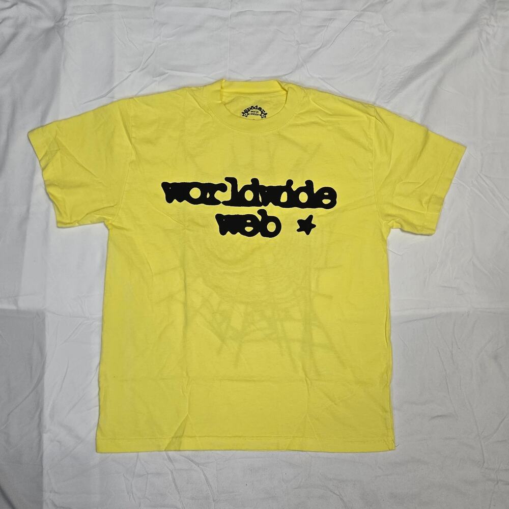 Sp5der Worldwide Web Yellow Black Large